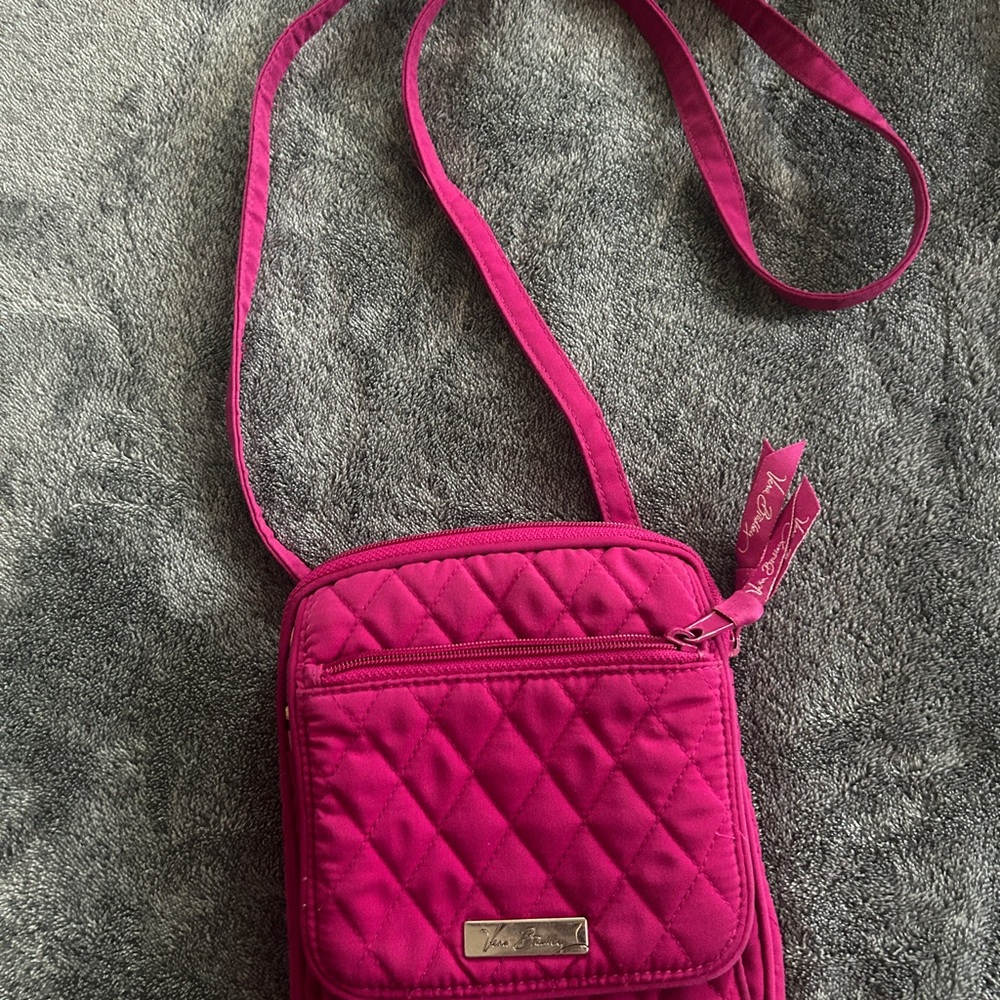 Vera Bradley Pink Quilted Crossbody